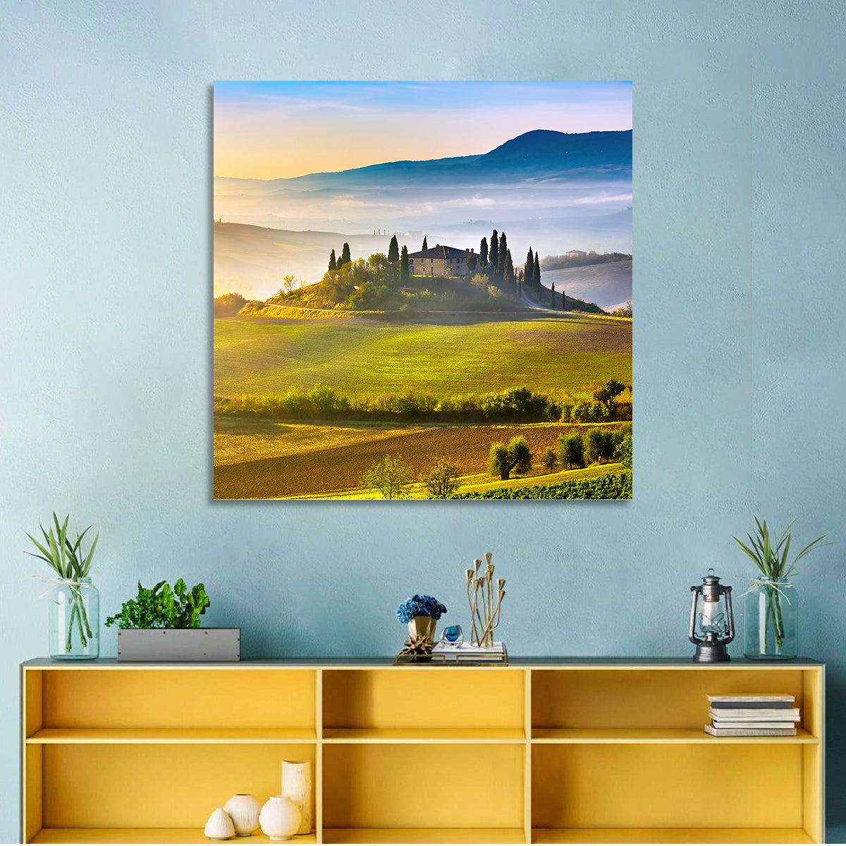 Tuscan Morning Landscape Wall Art