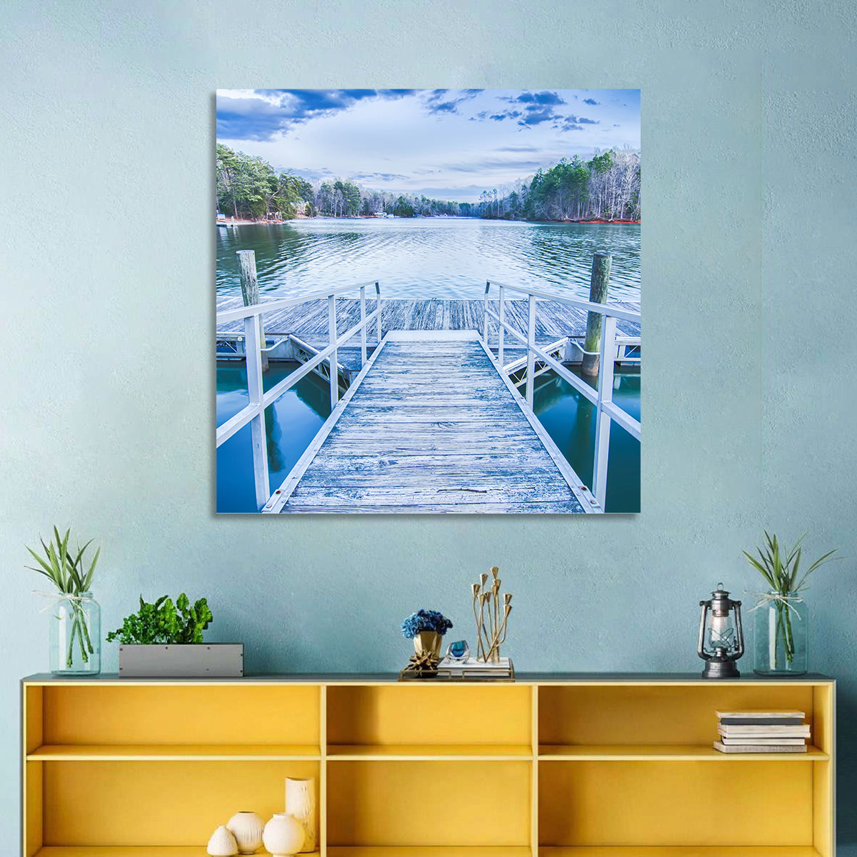 Morning at Lake Wylie Wall Art