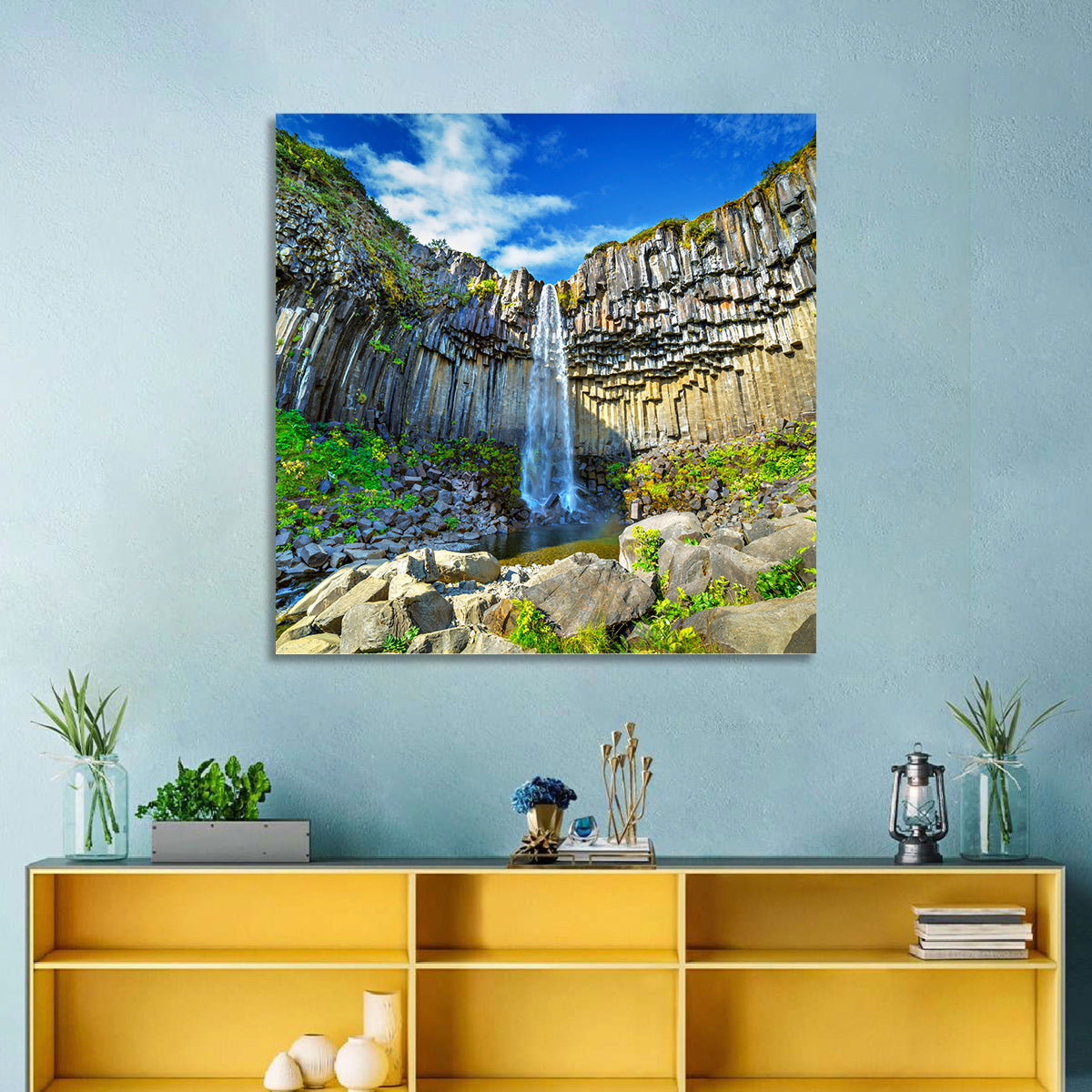 Svartifoss Basalt Falls Wall Art