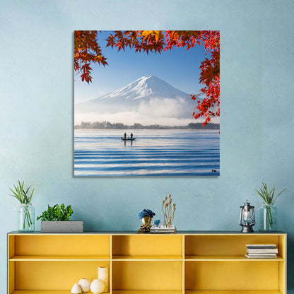 Mount Fuji Over Lake Kawaguchiko Wall Art