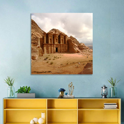 The Monastery of Petra, Jordan Wall Art