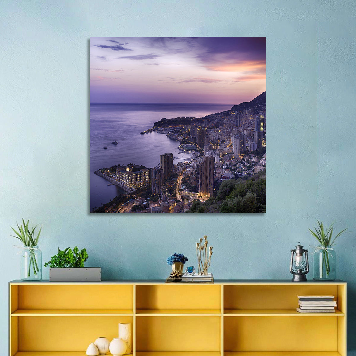 Monte Carlo at Dusk Wall Art