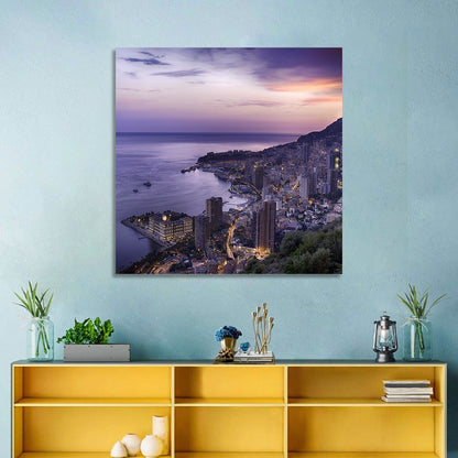 Monte Carlo at Dusk Wall Art