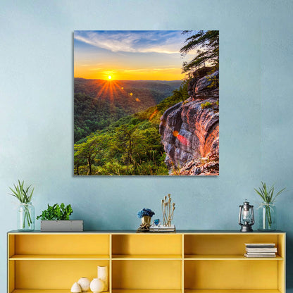 Big South Fork Gorge Sunset Wall Art