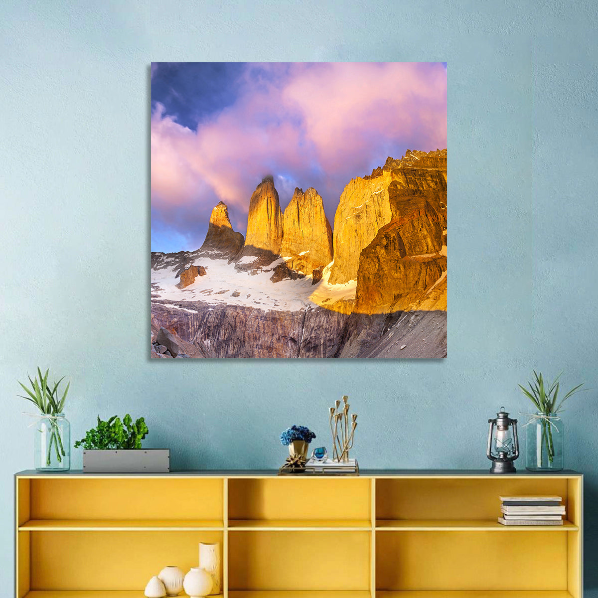 Torres Del Paine Alpenglow Wall Art