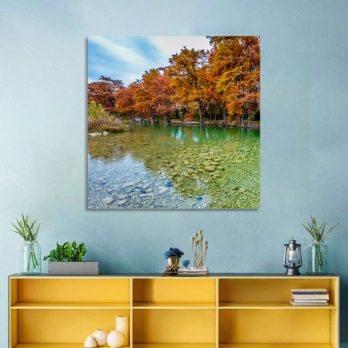 Frio River at Garner State Park Wall Art