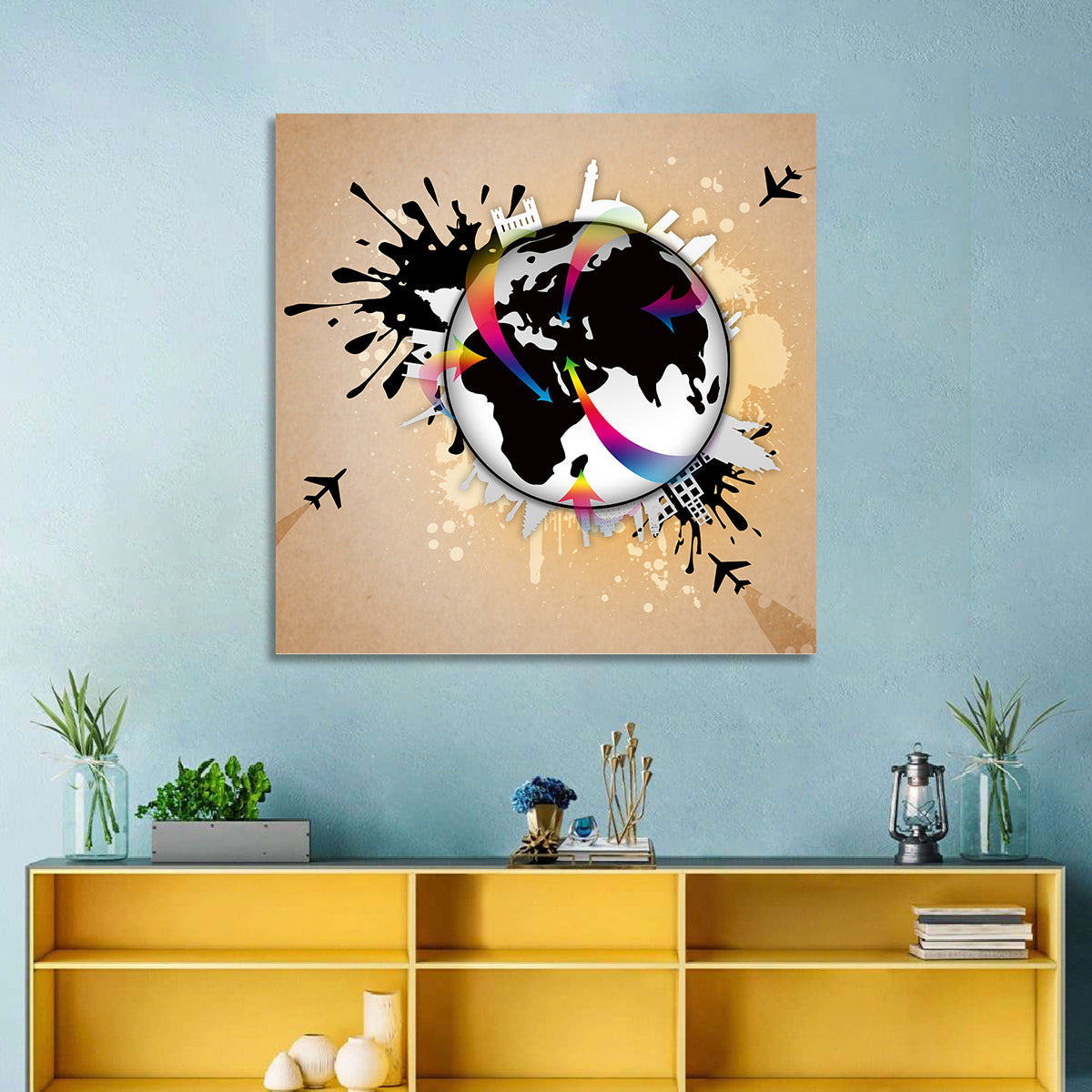 Global Travel Concept Wall Art