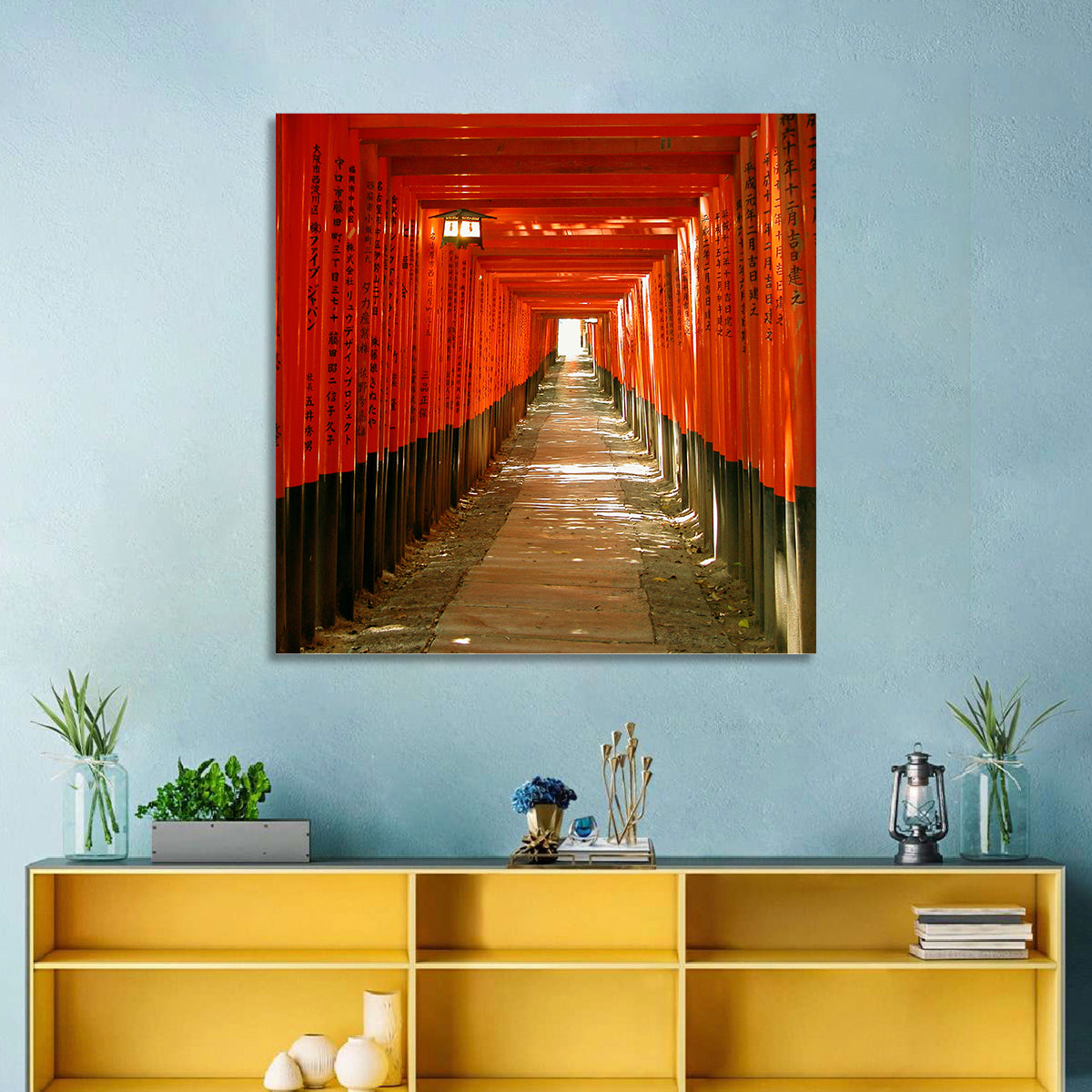 Fushimi Inari Torii Tunnel Wall Art