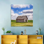 Old Farm Shed in Field Wall Art