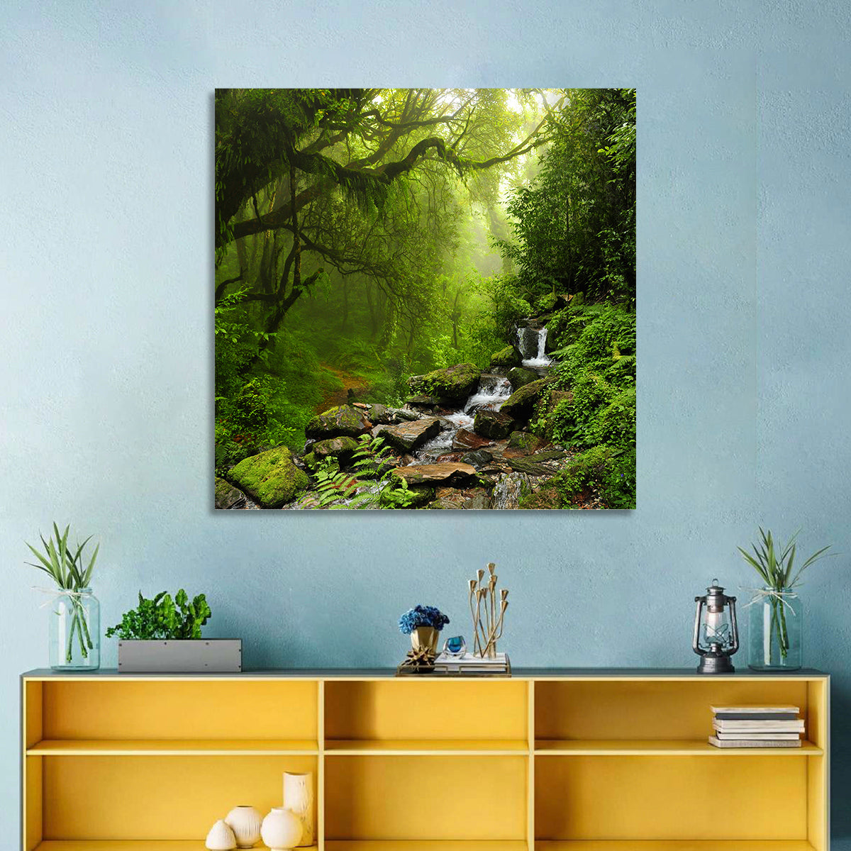 Annapurna Jungle Stream Wall Art
