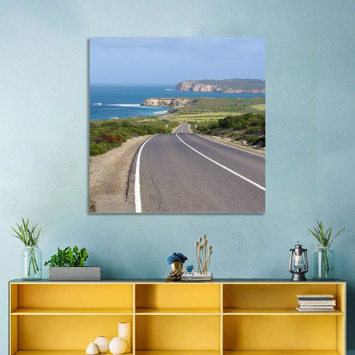 Inneston Coastal Road Wall Art