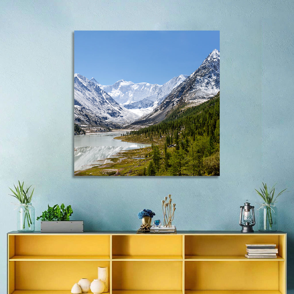 Akkem Lake Reflection Wall Art
