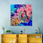 Vibrant Coral Reef Wall Art