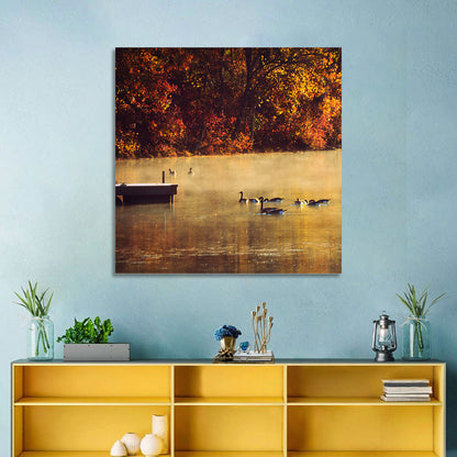 Governor Dodge Misty Lake Wall Art