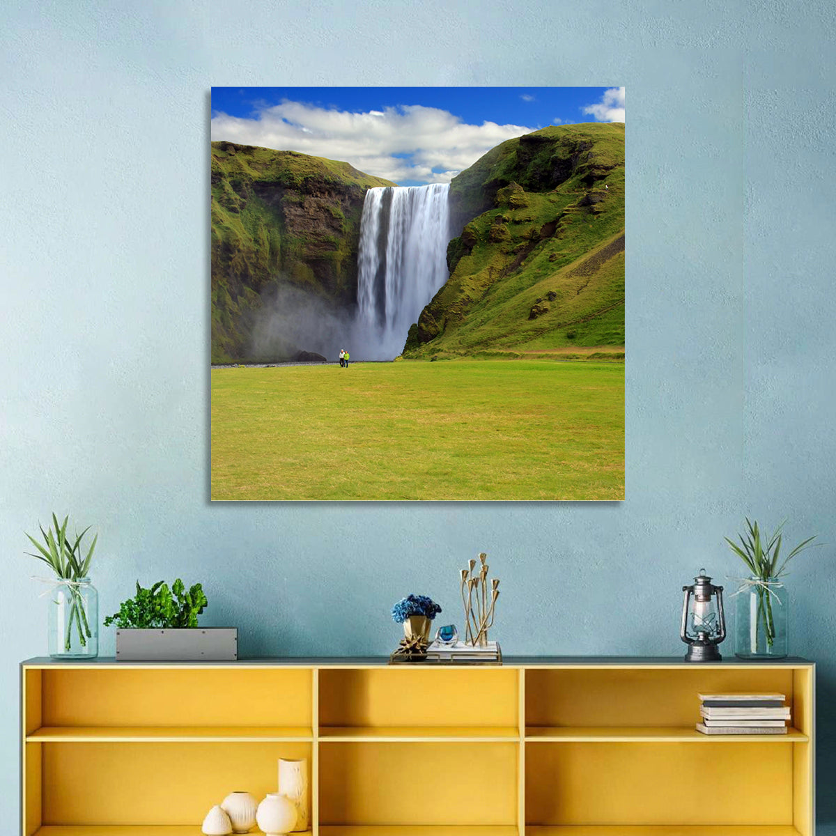 Skógafoss Waterfall Wall Art