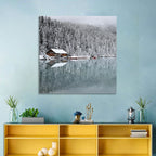 Lake Louise Winter Reflection Wall Art