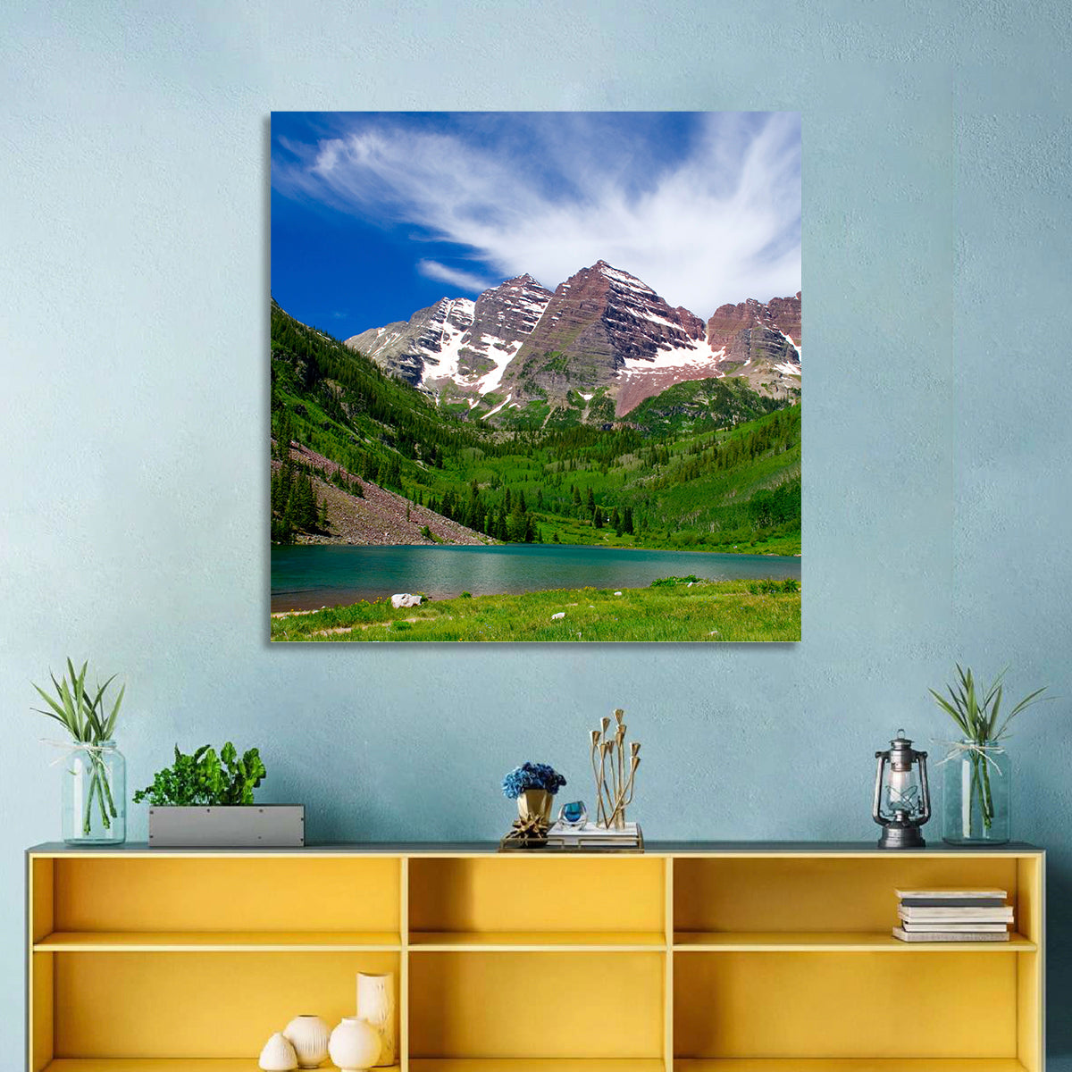 Maroon Bells Mountain Wall Art
