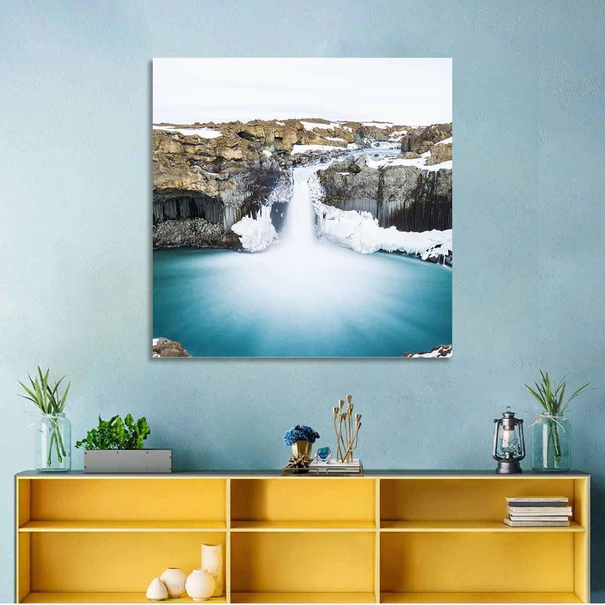 Aldeyjarfoss Basalt Waterfall Wall Art
