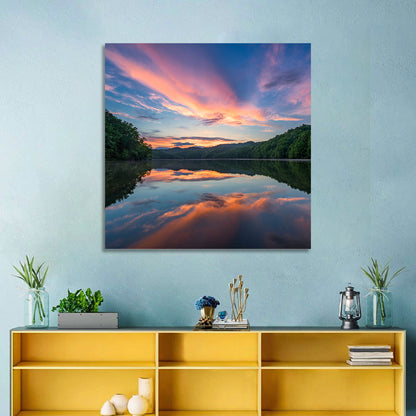 Appalachian Lake Sunset Wall Art