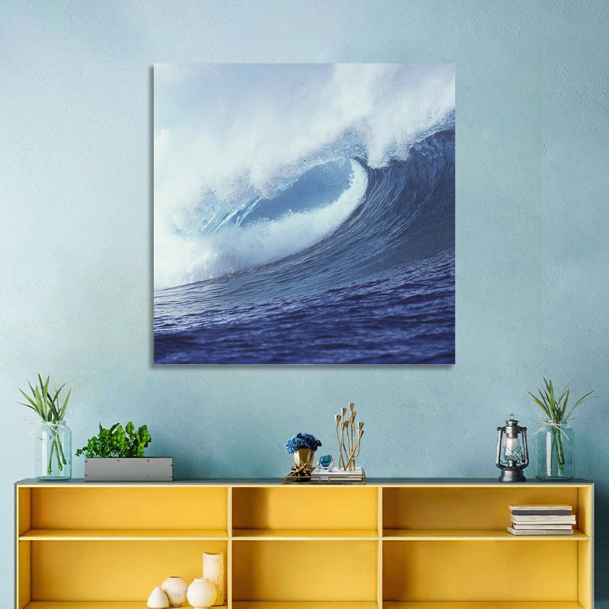 Powerful Breaking Wave Wall Art