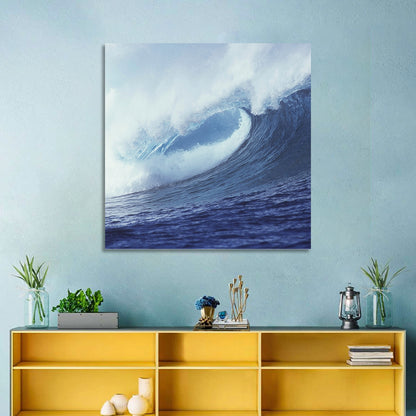 Powerful Breaking Wave Wall Art
