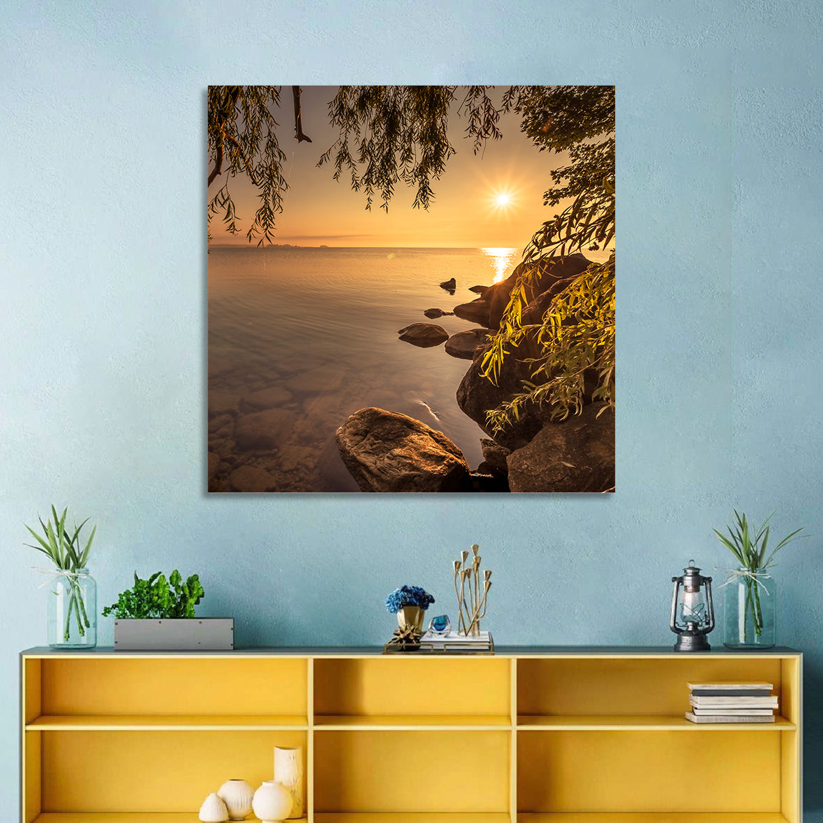 Simcoe Lake Golden Hour Wall Art