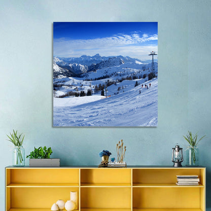 Nassfeld Ski Resort View Wall Art