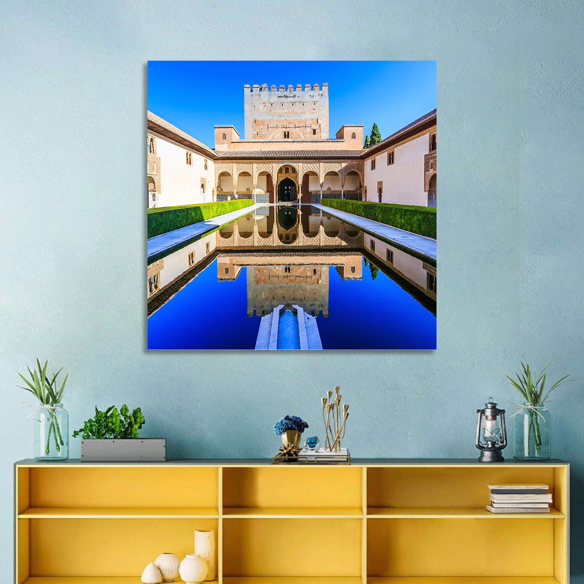 Court of the Myrtles, Alhambra Granada Wall Art