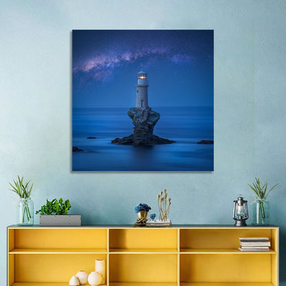 Andros Island Lighthouse Wall Art