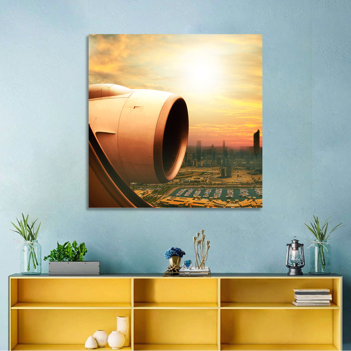 Kuwait City at Golden Hour Wall Art