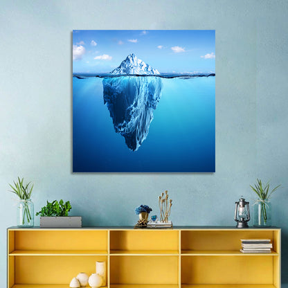 Split-level Iceberg Wall Art