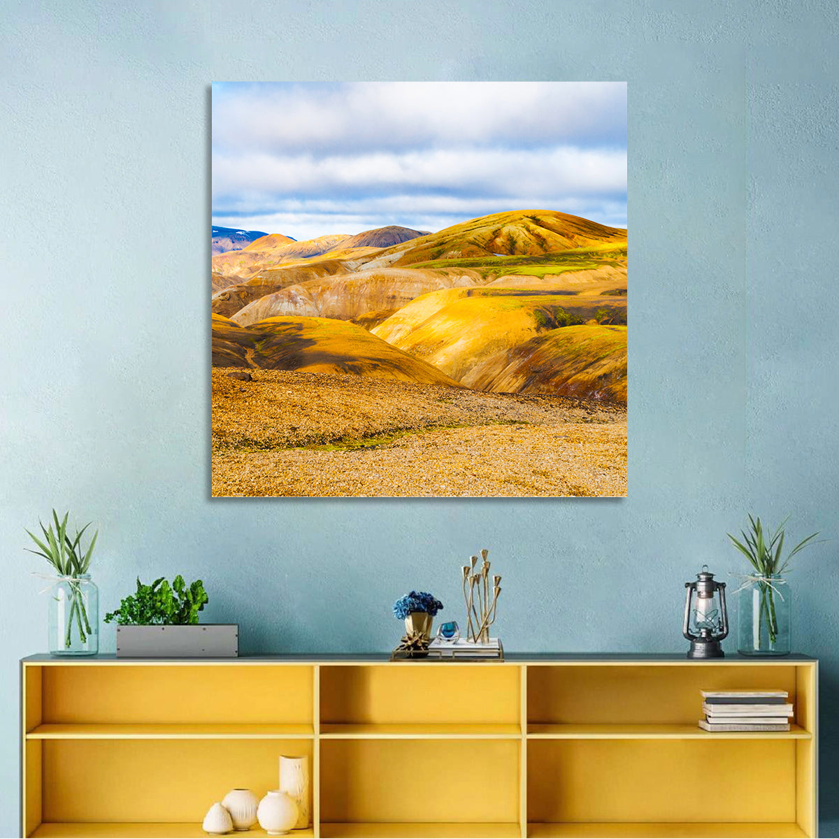 Landmannalaugar Rhyolite Mountains Wall Art