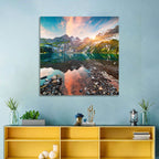 Oeschinensee Reflection Wall Art