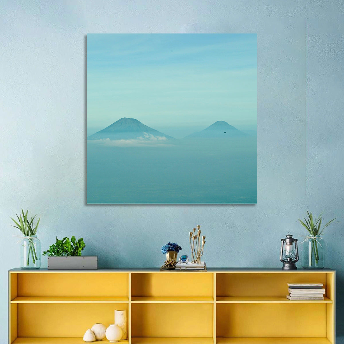 Sumbing and Sindoro Volcanoes Wall Art