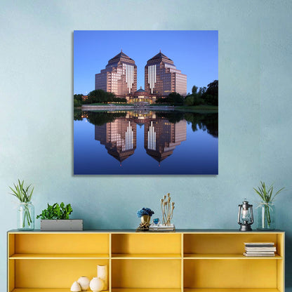 Carlson Towers at Dusk Wall Art