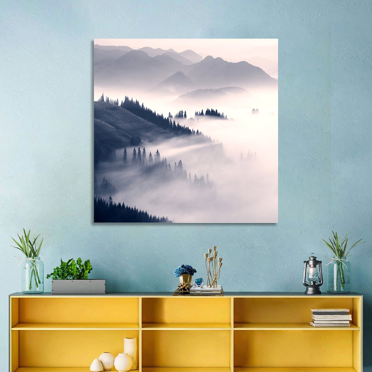Carpathian Morning Mist Wall Art