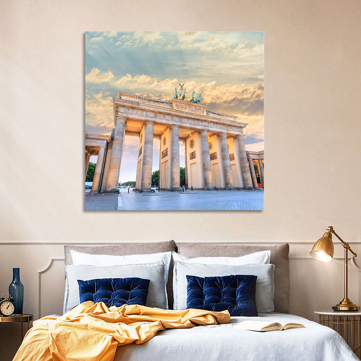 Brandenburg Gate at Sunset Wall Art