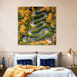 Winding Forest Road Wall Art