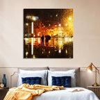 Rainy Night in Kharkiv Wall Art