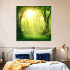 Enchanted Forest at Sunrise Wall Art