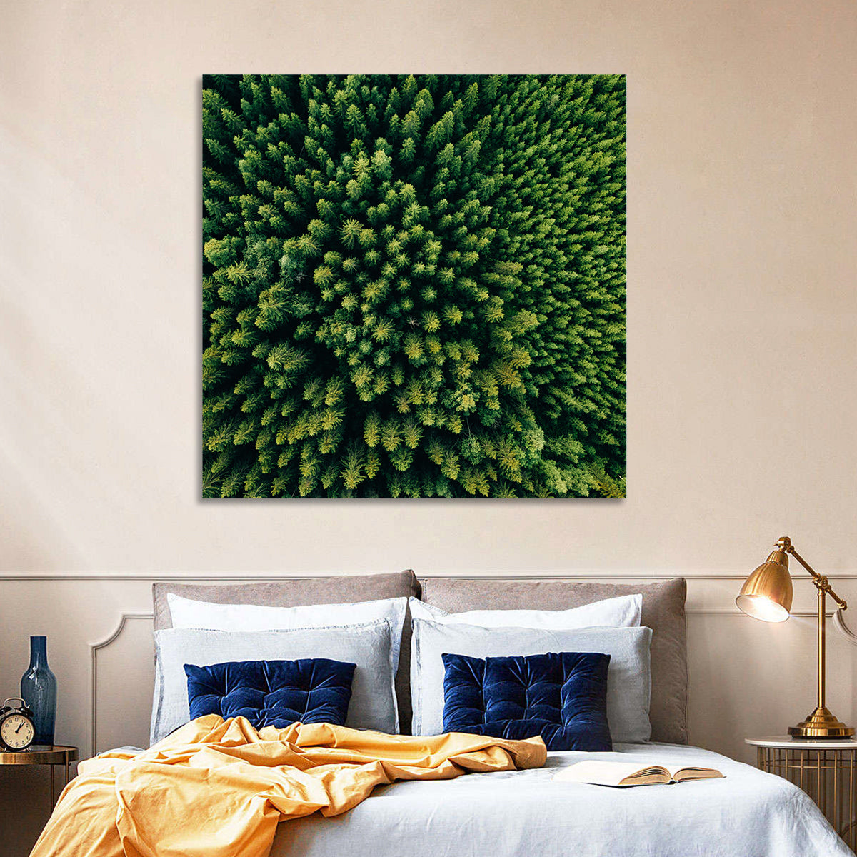 Aerial Conifer Canopy Wall Art