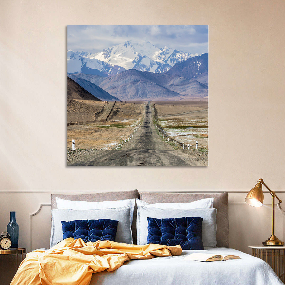 Pamir Mountain Road Wall Art