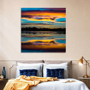 Cloudy Colorado River Wall Art