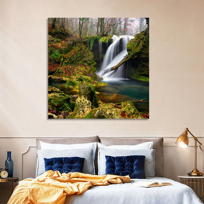 Cheile Nerei Park Waterfall Wall Art