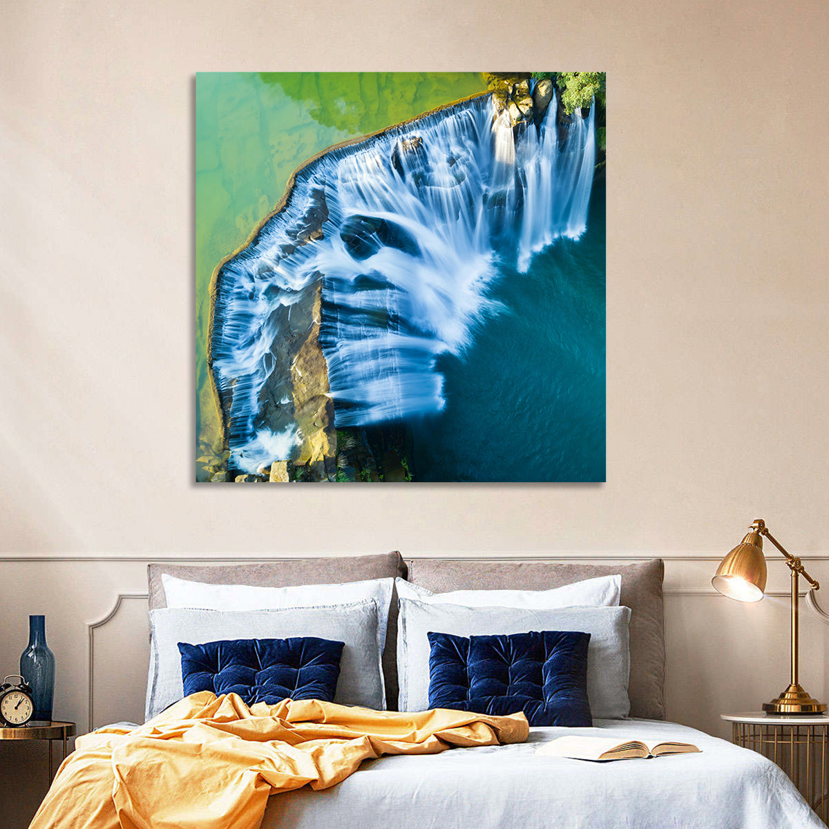 Shifen Waterfall Aerial Wall Art