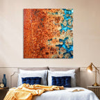 Oxidized Steel Abstract Wall Art