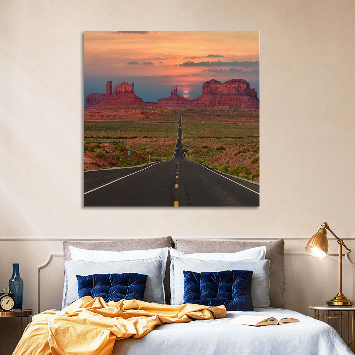 Tribal Park Monument Valley Sunset Wall Art