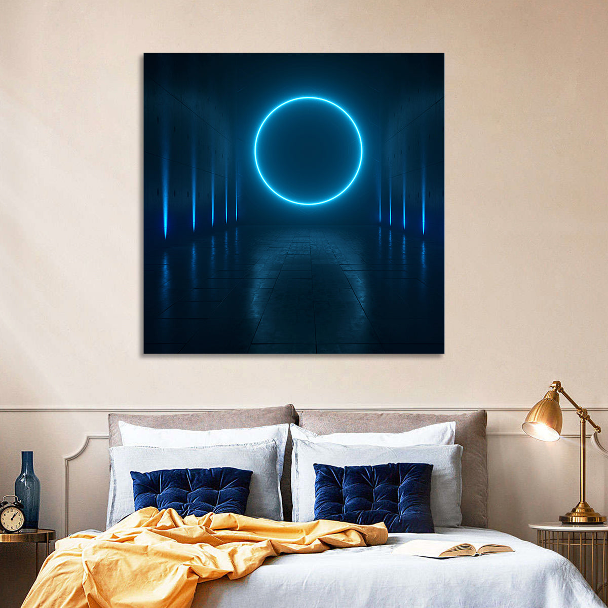 Dark Hall Room Wall Art