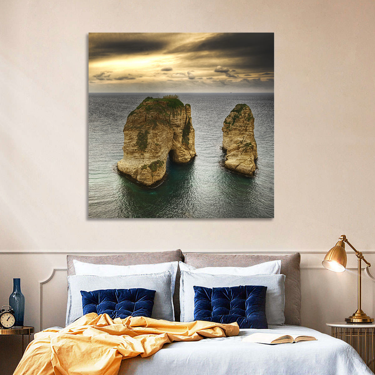 Pigeon Rocks, Raouché Wall Art
