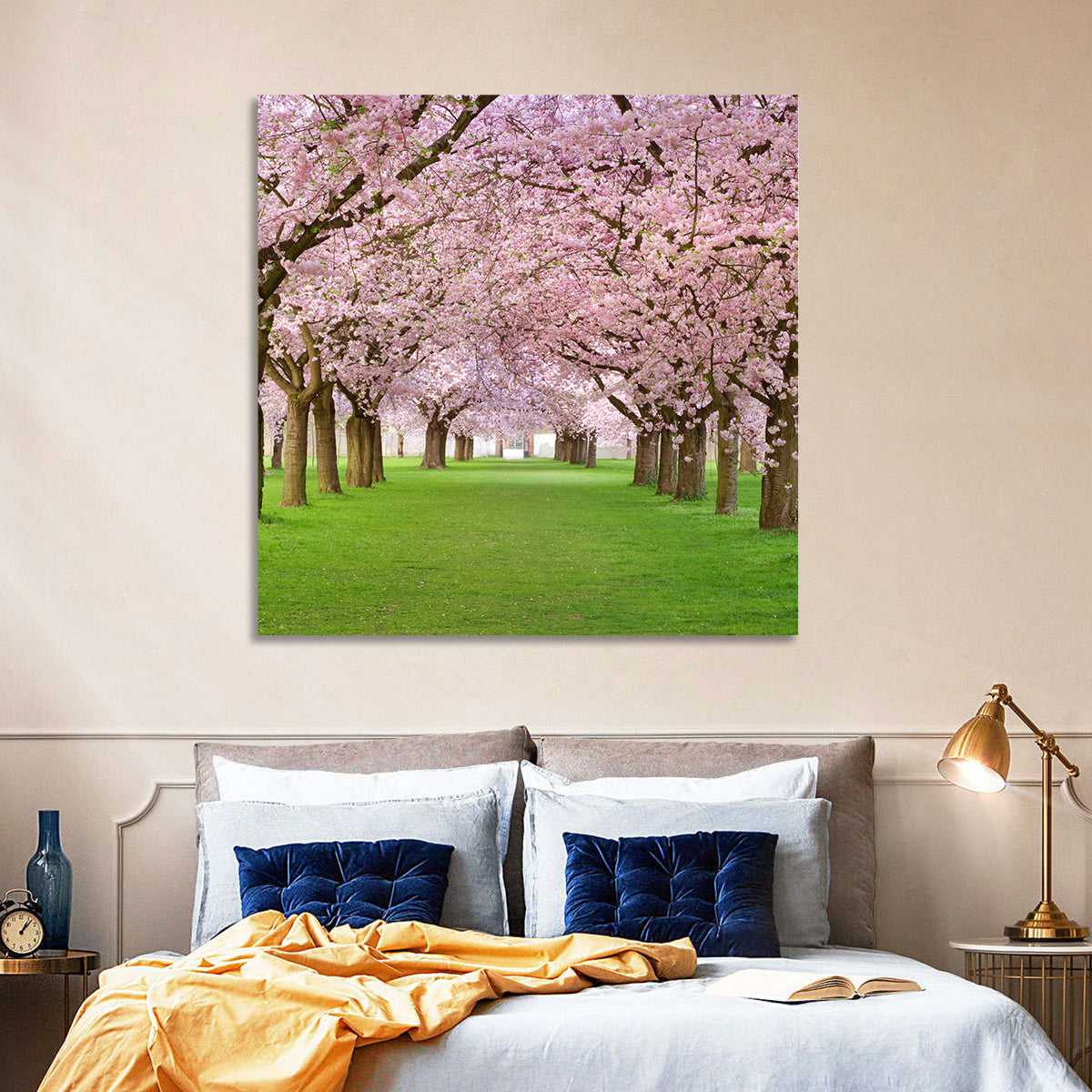 Cherry Blossom Avenue Wall Art